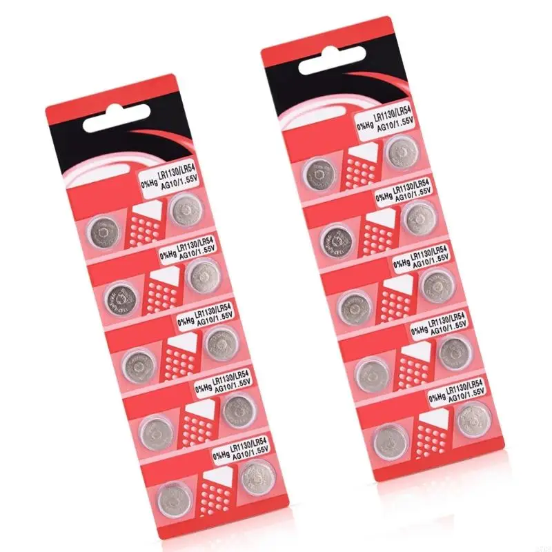 Pakiet 270B 10/20 AG10 LR1130 Baterie komórek alkalicznych dla małych urządzeń