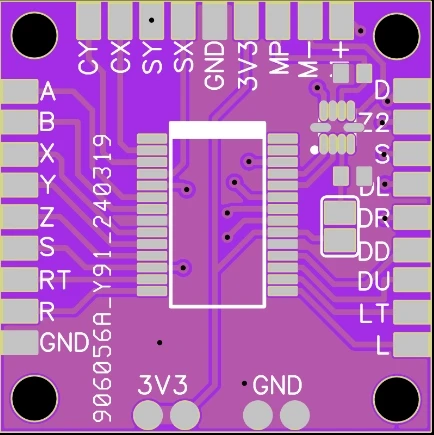 Gamecube-controlador NGC PCB GC + plus 2,0