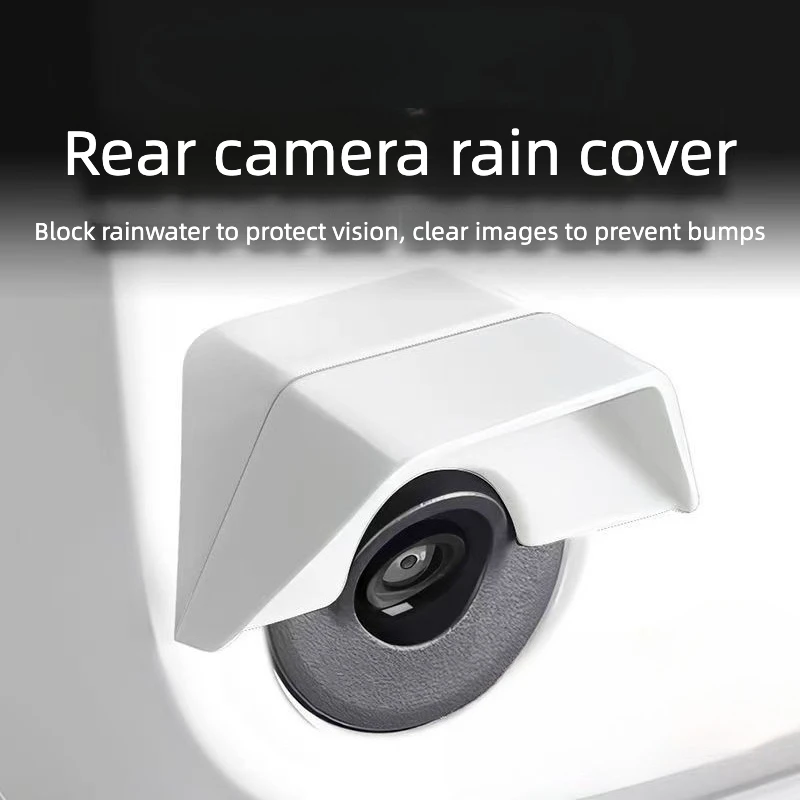 For iCAUR V23 2025‑2026 Streaming Rear‑View Backup Camera Rain Guard Visor Lens Protector Exterior Mod Accessories