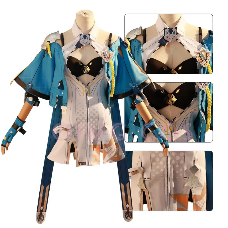 

Honkai Impact 3 ‌Durandal Cosplay Costume Carnival Uniform Anime Halloween Adult Party Costumes Masquerade Women Game