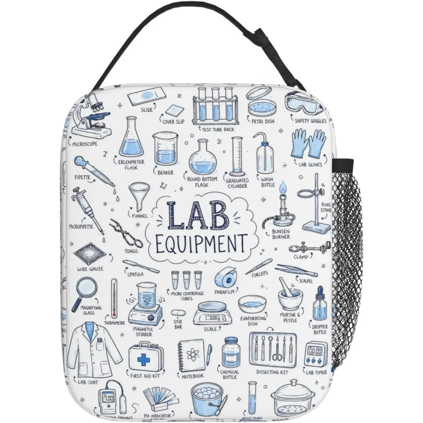 Funny Science Chemistry Lunch Box Insulated Soft Bag Reusable Cooler Bag For Women Men Work Picnic Hiking