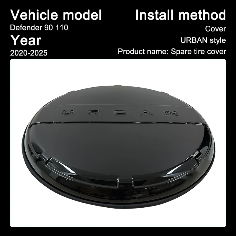 Urban style Spare tire cover for Land Rover Defender 90 110 130 2020-2026 Spare tire cover Suitable for 18-22 inches