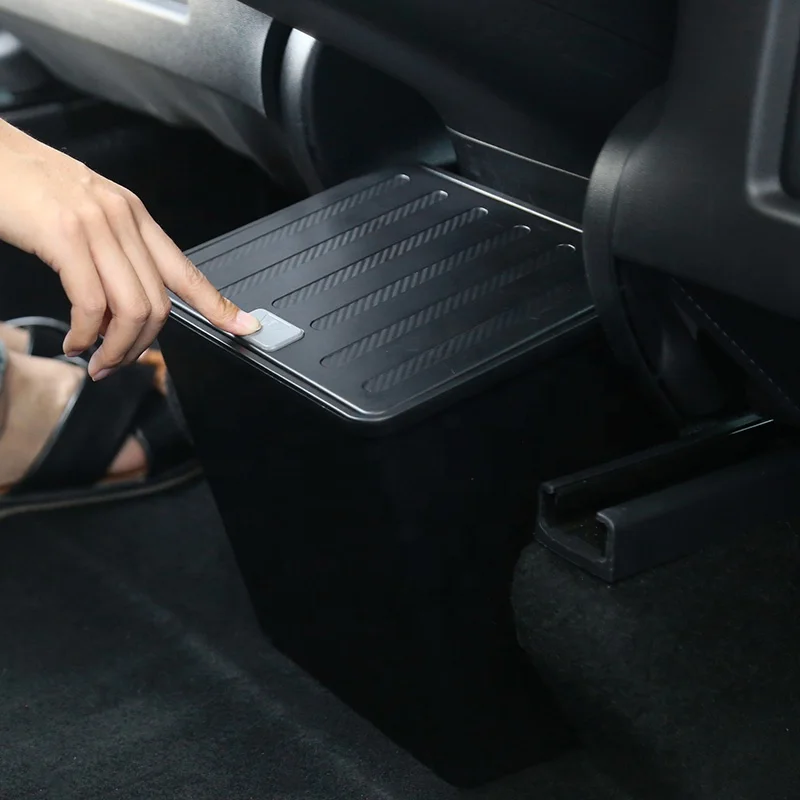 

Мусорное ведро на заднем сиденье большой емкости для модели Y, мусорное ведро, ящик для хранения на заднем рядке