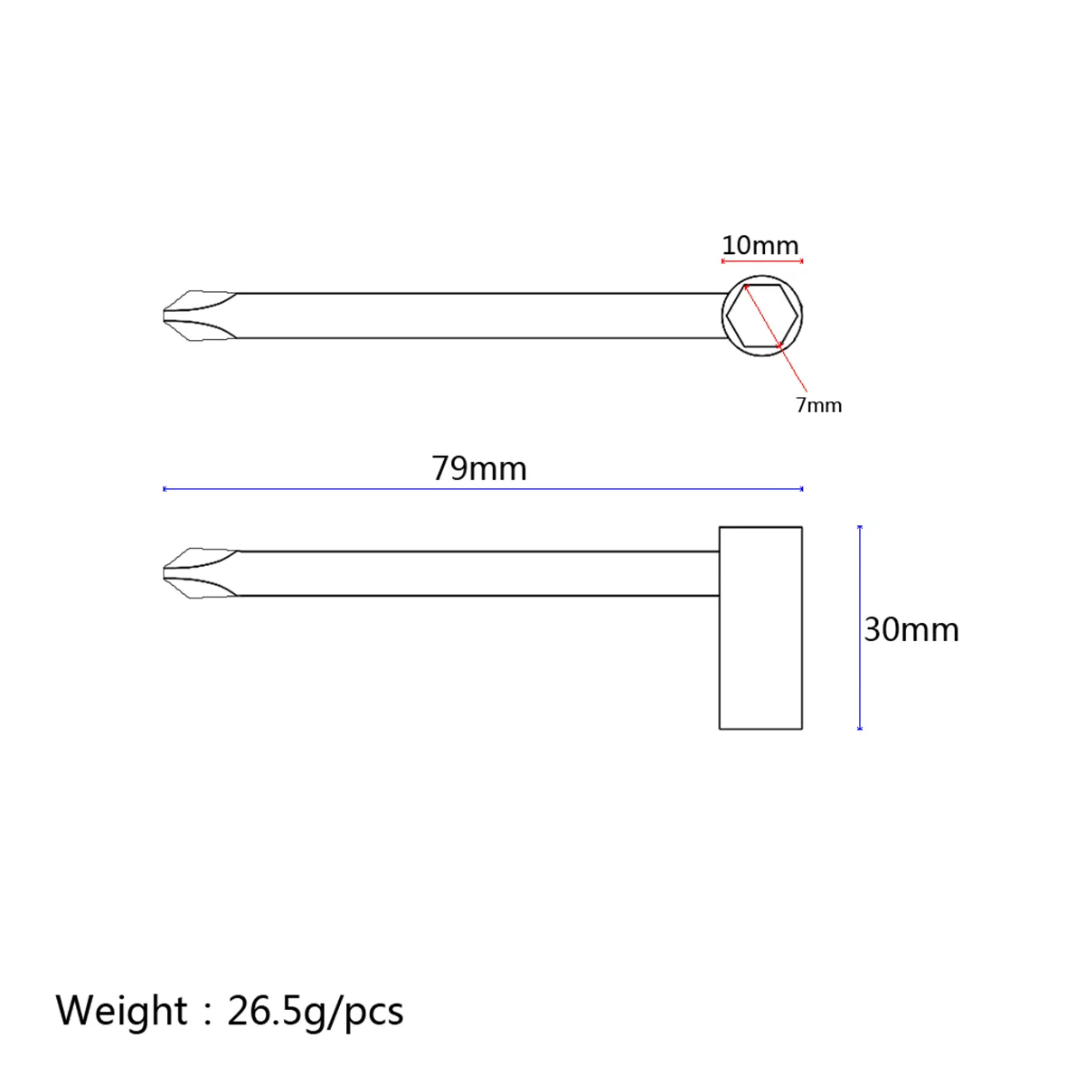 2PCS Heavy Duty Guitars Truss Rod Wrenches Truss Rod Adjustment Tool Guitar Truss Rod guitar truss rod tool