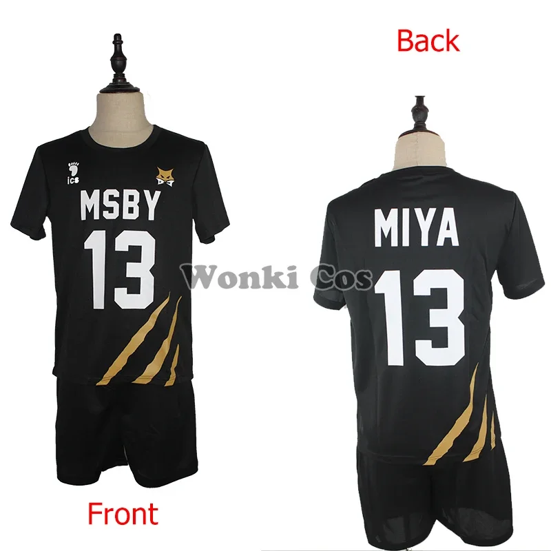 Msby black jackal cosplay costume Hinata Shoyo kiyoomi sakusa Kotaro bokuto Atsumu Miya jersey coat jacket sport suits