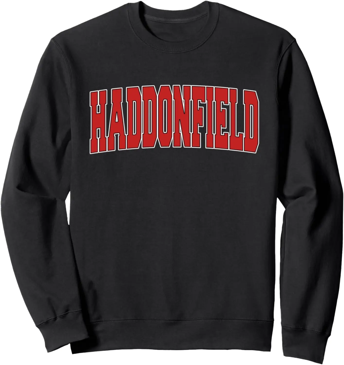 HADDONFIELD NJ NEW JERSEY Varsity Style USA Vintage Sports Sweatshirt