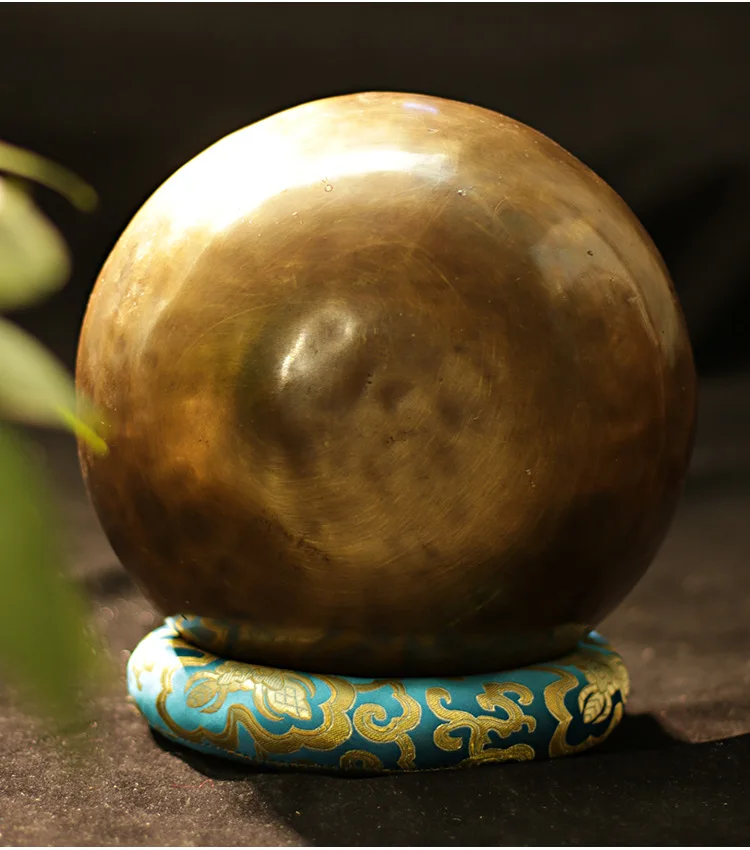 أوعية الغناء للتأمل/أوعية الغناء اليدوية للشفاء في نيبال/وعاء القونغ التبتي