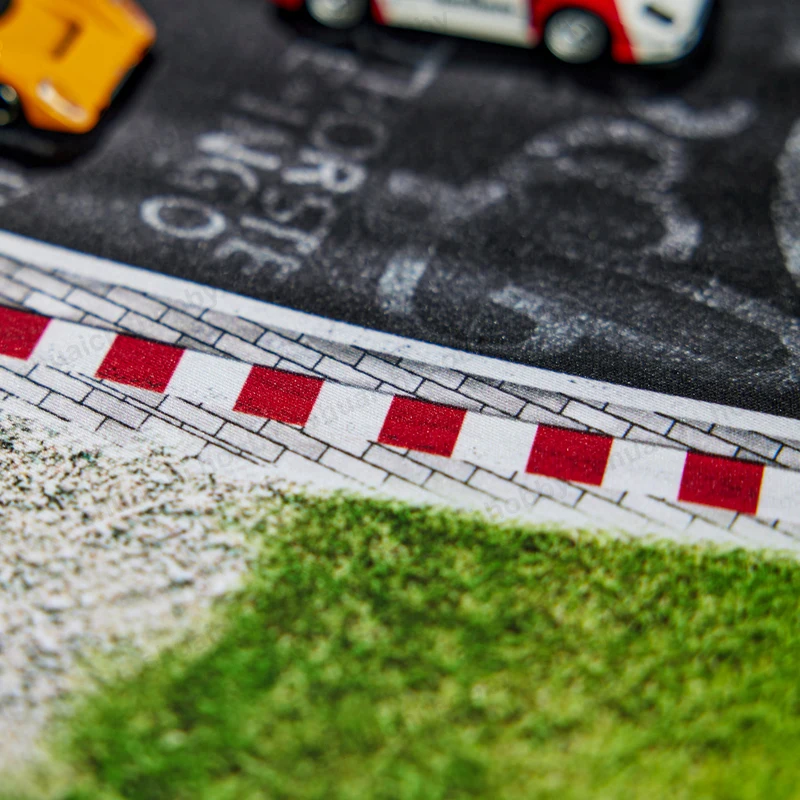1PCS 800x400mm Scene Mat Parking Lot/Race Track Pattern Rubber Mouse Pad Background Pads for 1/64 Scale Car Model Ornaments