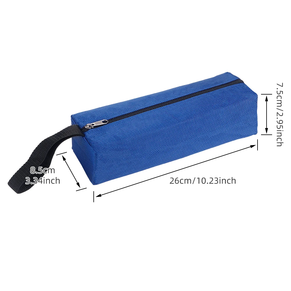 1Pcs Zippered Tool Bag Foldable Waterproof Oxford Cloth Tote Bags Tool Storage Bag Tool Organiser Multi-Purpose Storage
