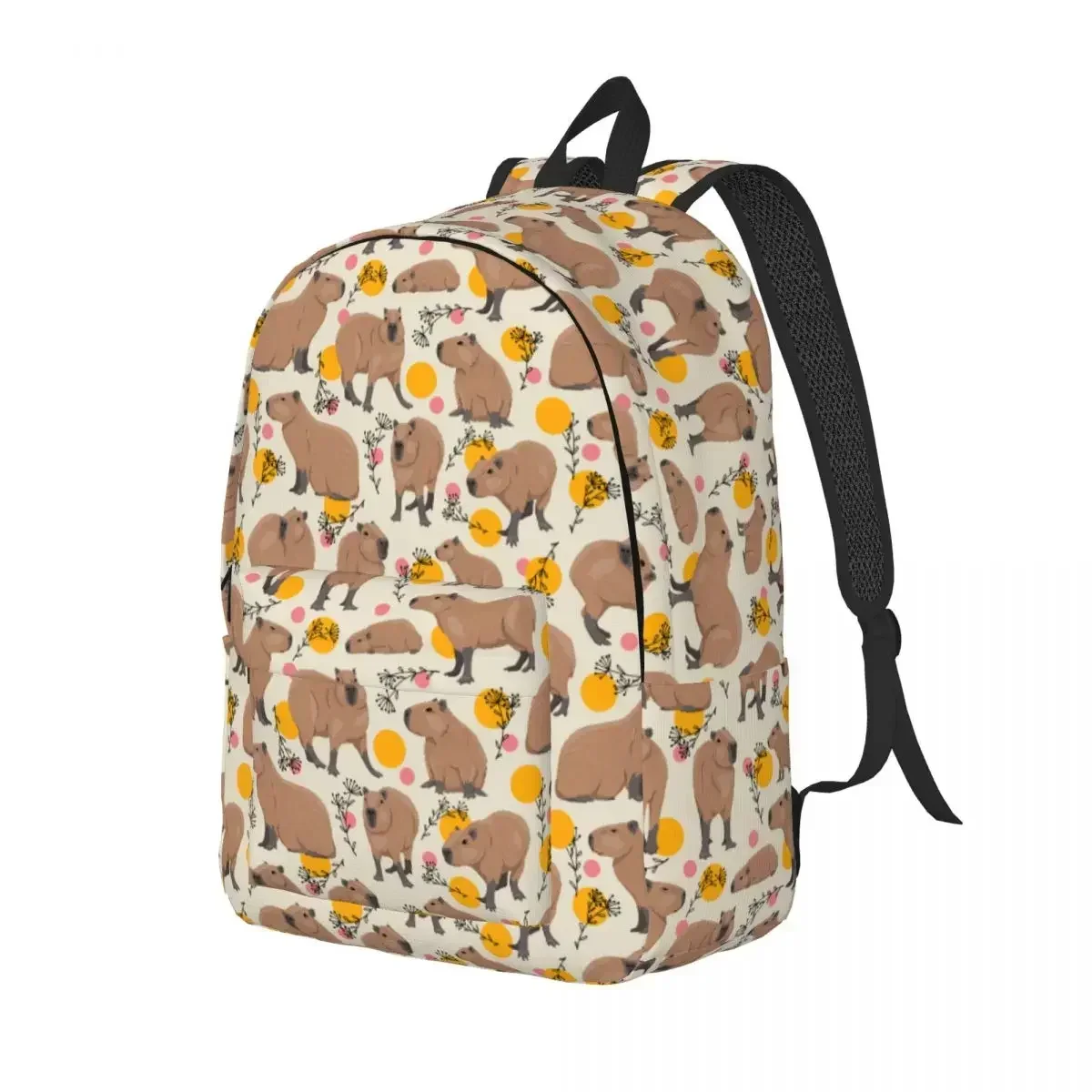 Capibara Zaino per adolescenti Studente sportivo Affari Animali selvatici del Sud America Zaino per uomo Donna Borsa a tracolla per laptop