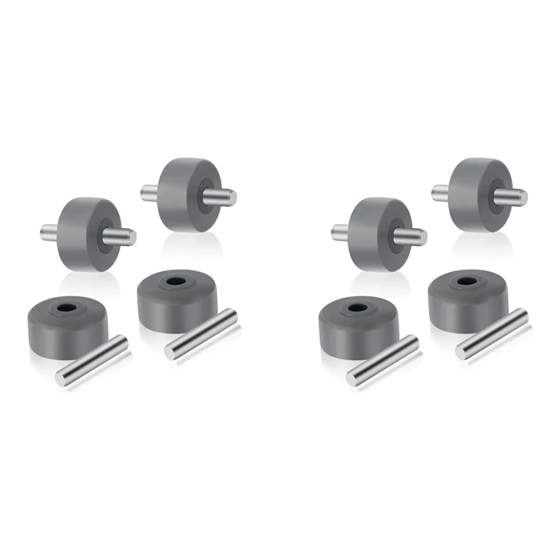 4 مجموعات من العجلات الأمامية البديلة للمكنسة الكهربائية Shark NV350، NV351، NV352، NV355، NV356E، NV500، NV501، NV502 وMoreeco-Friend