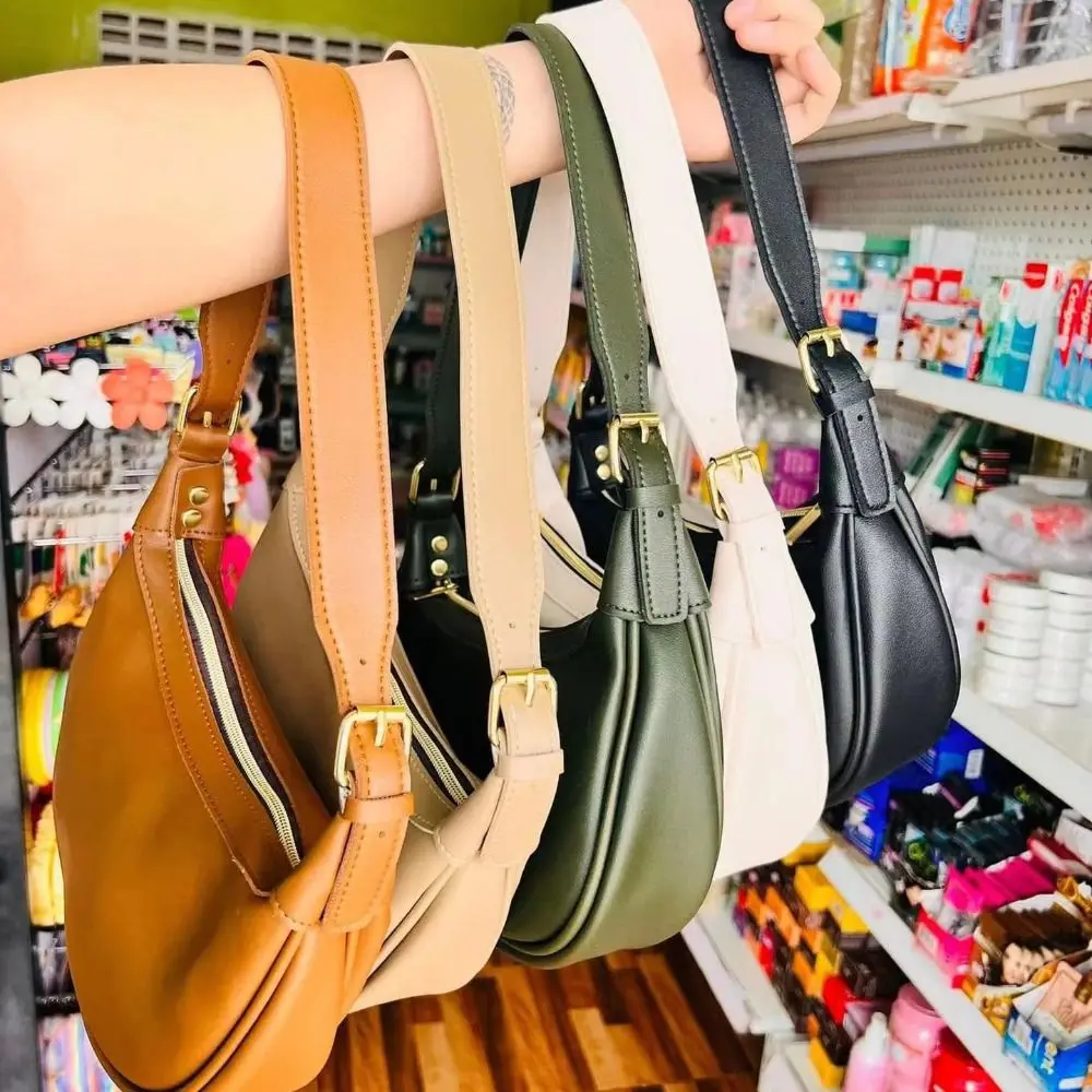 Bolso de hombro de cuero PU para mujer, monederos de diseñador, bolso de compras femenino, bolsos de moda de primavera y verano