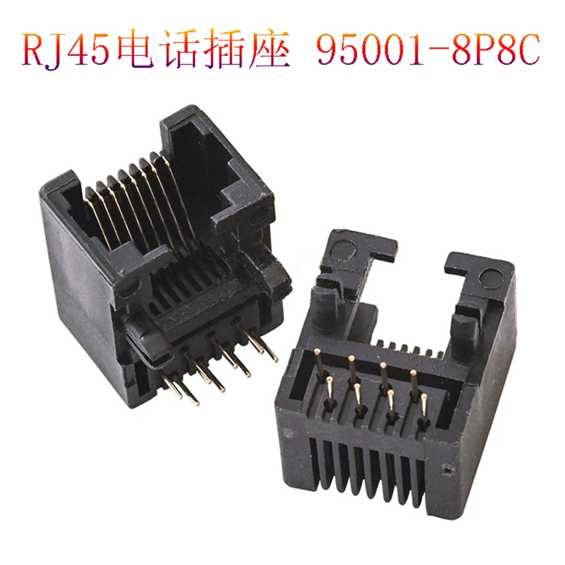 10PCS Telefon Buchse Stecker RJ11 RJ12 RJ45 Telefon Wifi Buchse 2pin 4pin 6pin 8pin 4P4C 6P6C 6P4C 8P8C RJ45 Jack – Detail 10