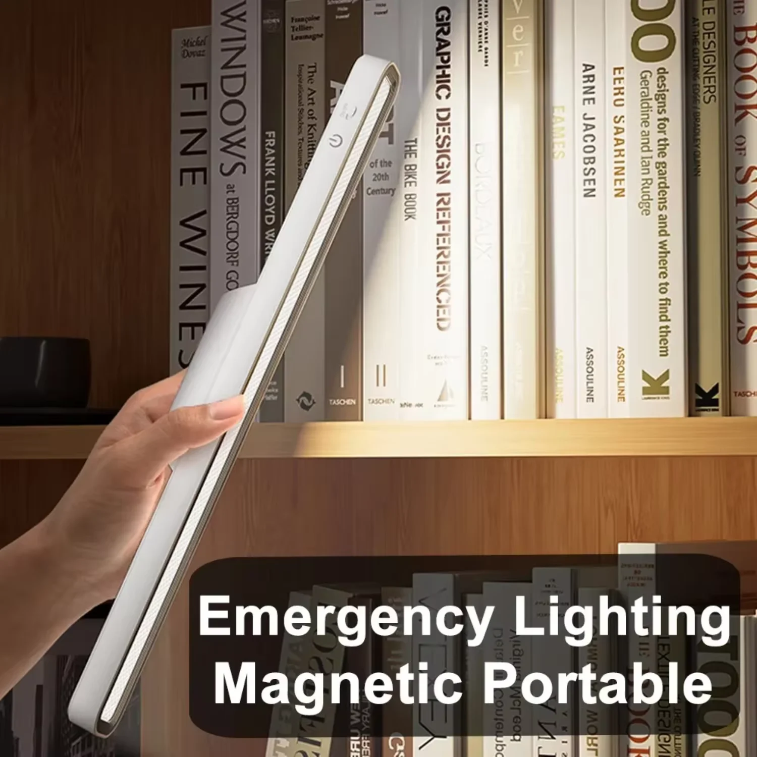 

Desk Lamp Hanging Table Lamp Usb Rechargeable Stepless Dimming Cabinet Closet Wardrobe Night Light