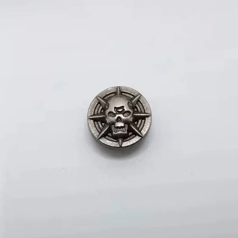 50pcs Punk Skull Decorative Metal Button Rivet Fasteners for Leather Belt Bag Clothing Leathercraft Accessories Conchos