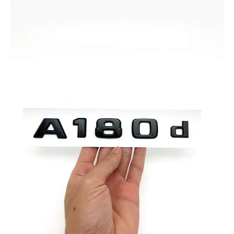 3D 文字 A180 A200 A220 A250 A260 A180d A220d 4Matic ABS エンブレムメルセデスベンツ A W176 W177 車のトランクリアロゴステッカー