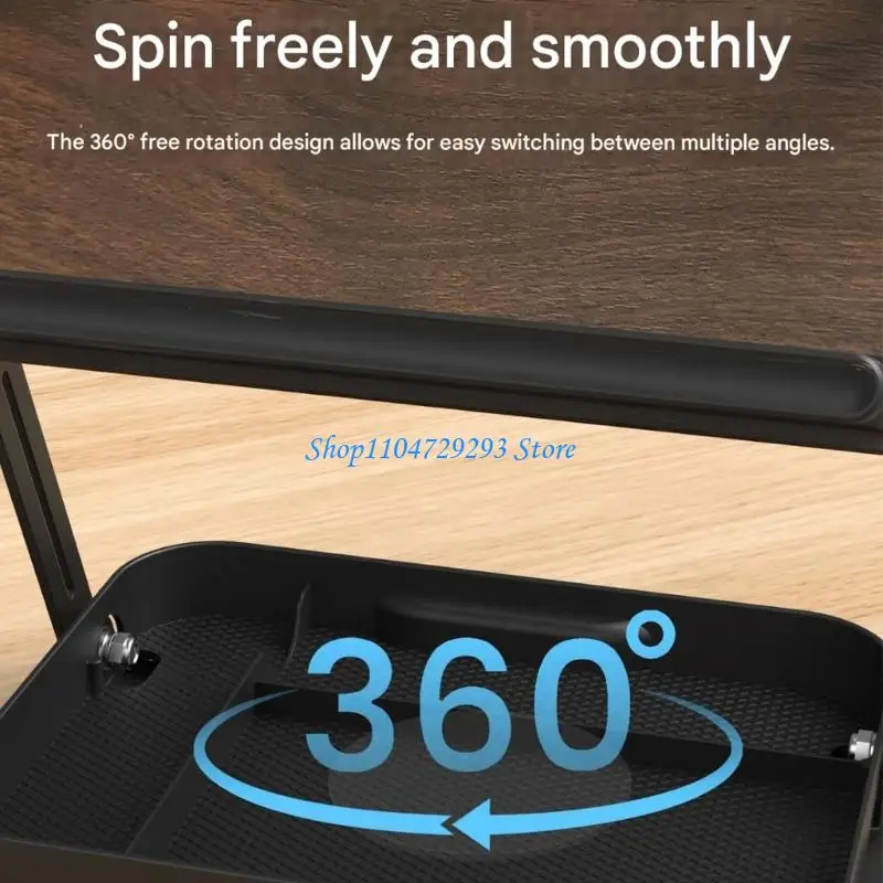 Y2GD Pliable Bookstand with Whirling Base Modifiable Gift for Book Beloveds