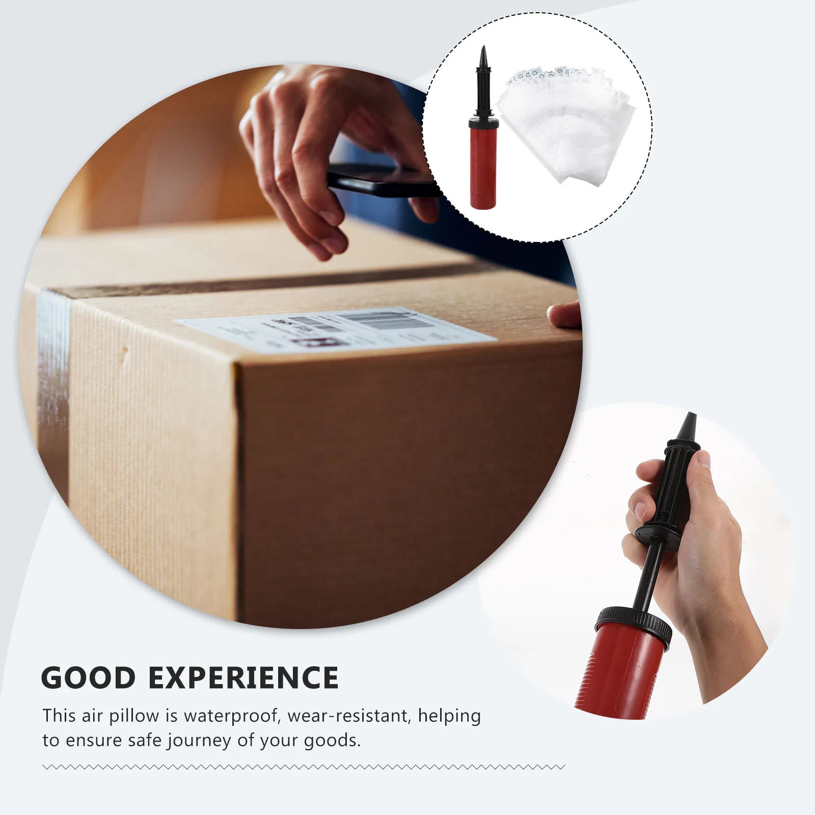 1Set Packing Inflatable Air Pillows Water Resistant Anti Collision Shipping Protection for Fragile Items