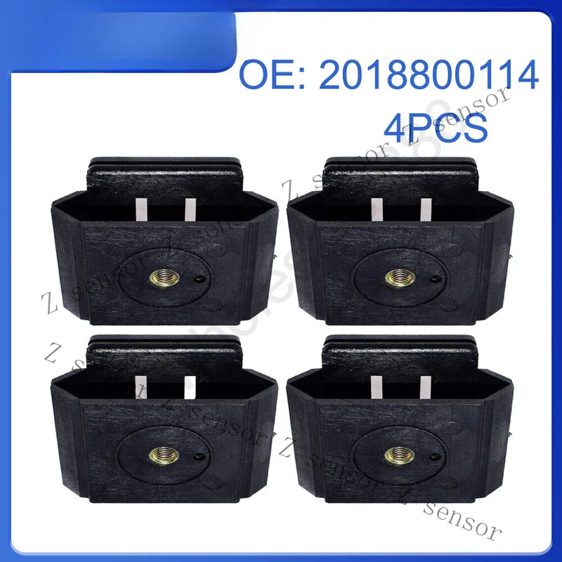 Z+ Fits For Mercedes-Benz W201 2018800114 Set of 4 Front Bumper Bracket Clips