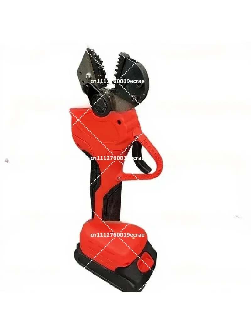 Rechargeable Mini Electric Wire Crimper Pliers Cold Crimping Tool Compact Portable for Tubular Bare Terminals Electrical Crimpin