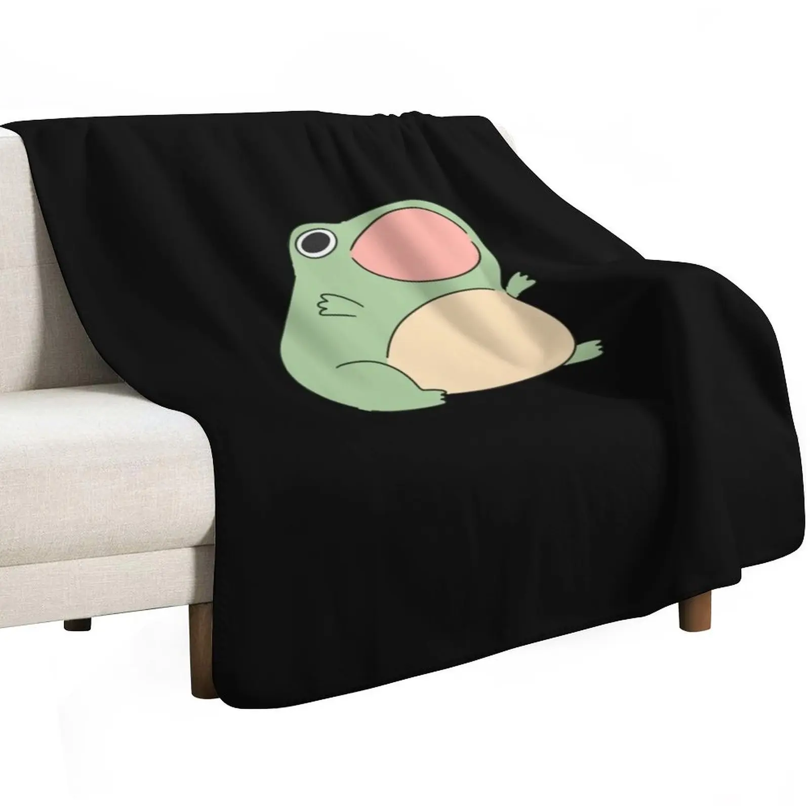 

Screaming froggy Throw Blanket anime cosplay anime Summer Blankets