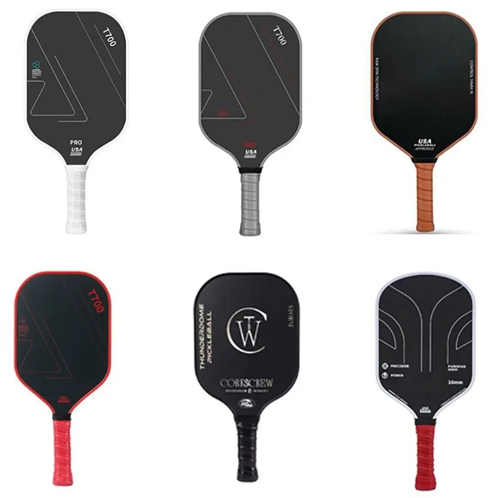 

Pickleball Paddle T700 Raw Carbon Fiber JUCIAO USAPA Approved Racquet Friction Surface Anti-slip Grip Racket With Foam Edge