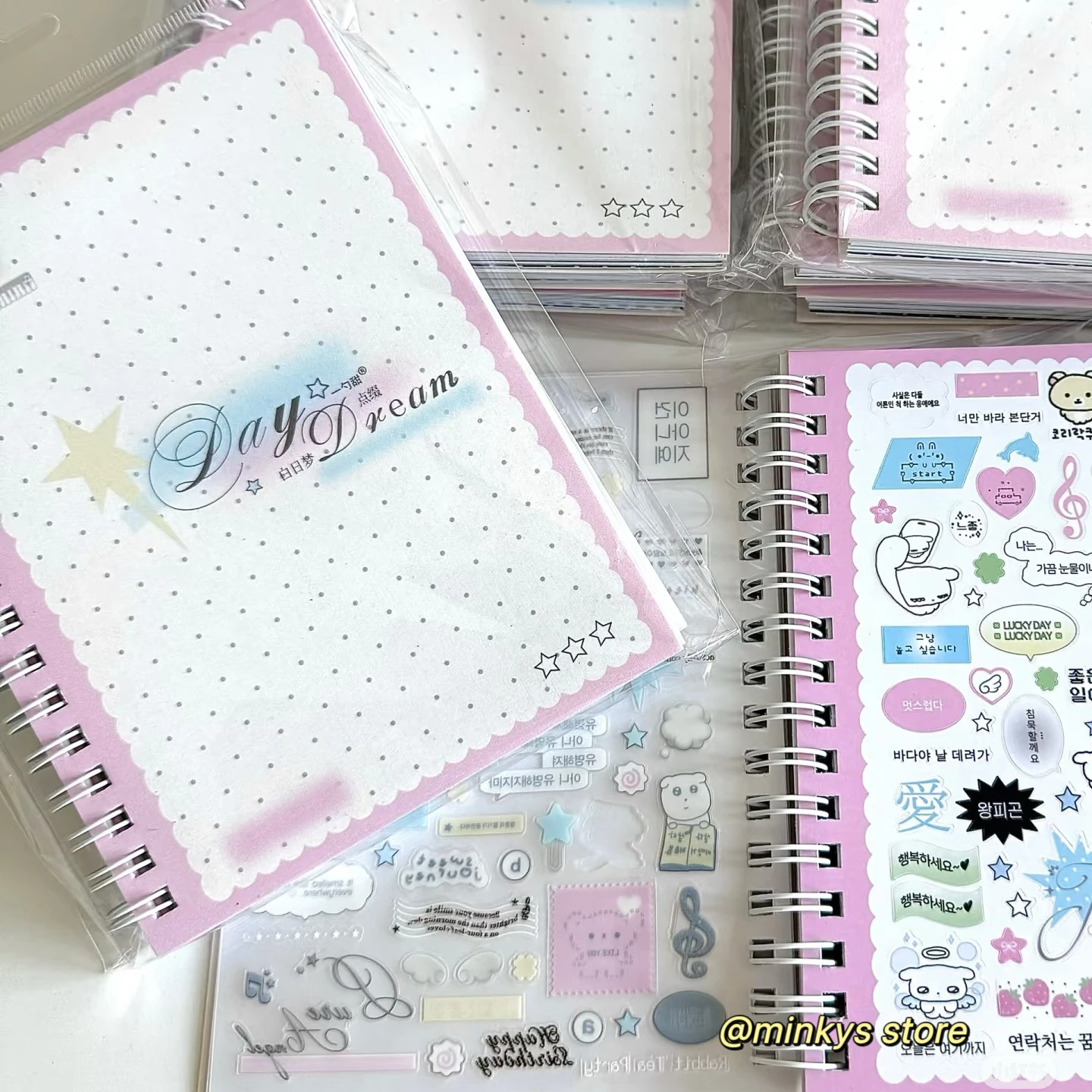 MINKYS وصول جديد 32 ورقة الموسيقى حلم الجناح ملصق مزخرفة كتاب الكمبيوتر المحمول مجلة Photocard ملصق كتاب الاطفال هدية #2