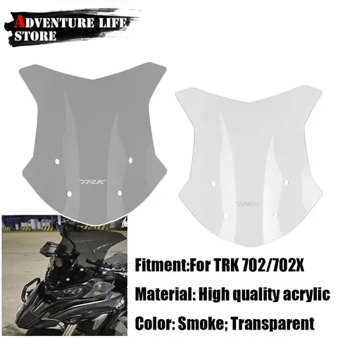 Benelli TRK702 702X 용 윈드 실드 스크린 디플렉터 스포일러 보호대, TRK 702 X TRK702X 2023 2024