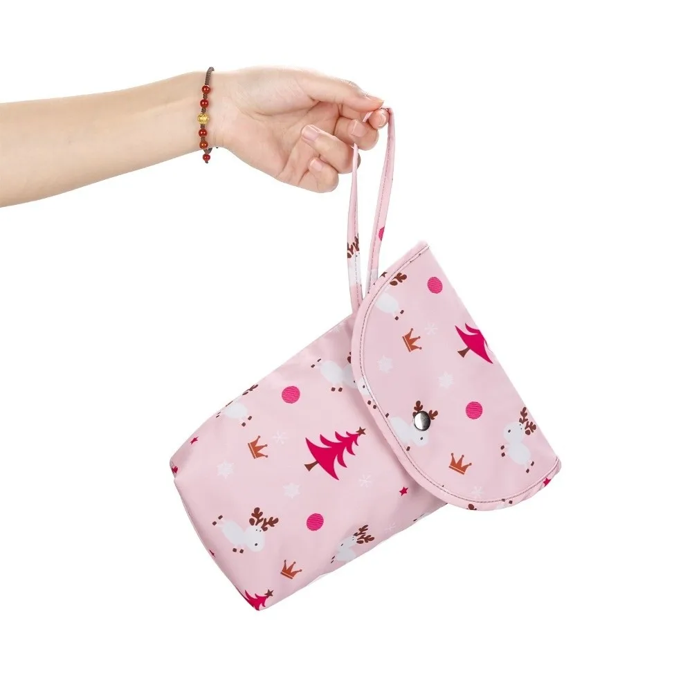 Mode Cartoon Baby Windel Tasche Große Kapazität Wasserdichte Mama Handtasche Handheld Oxford Tuch Windel Lagerung Tasche Neugeborenen