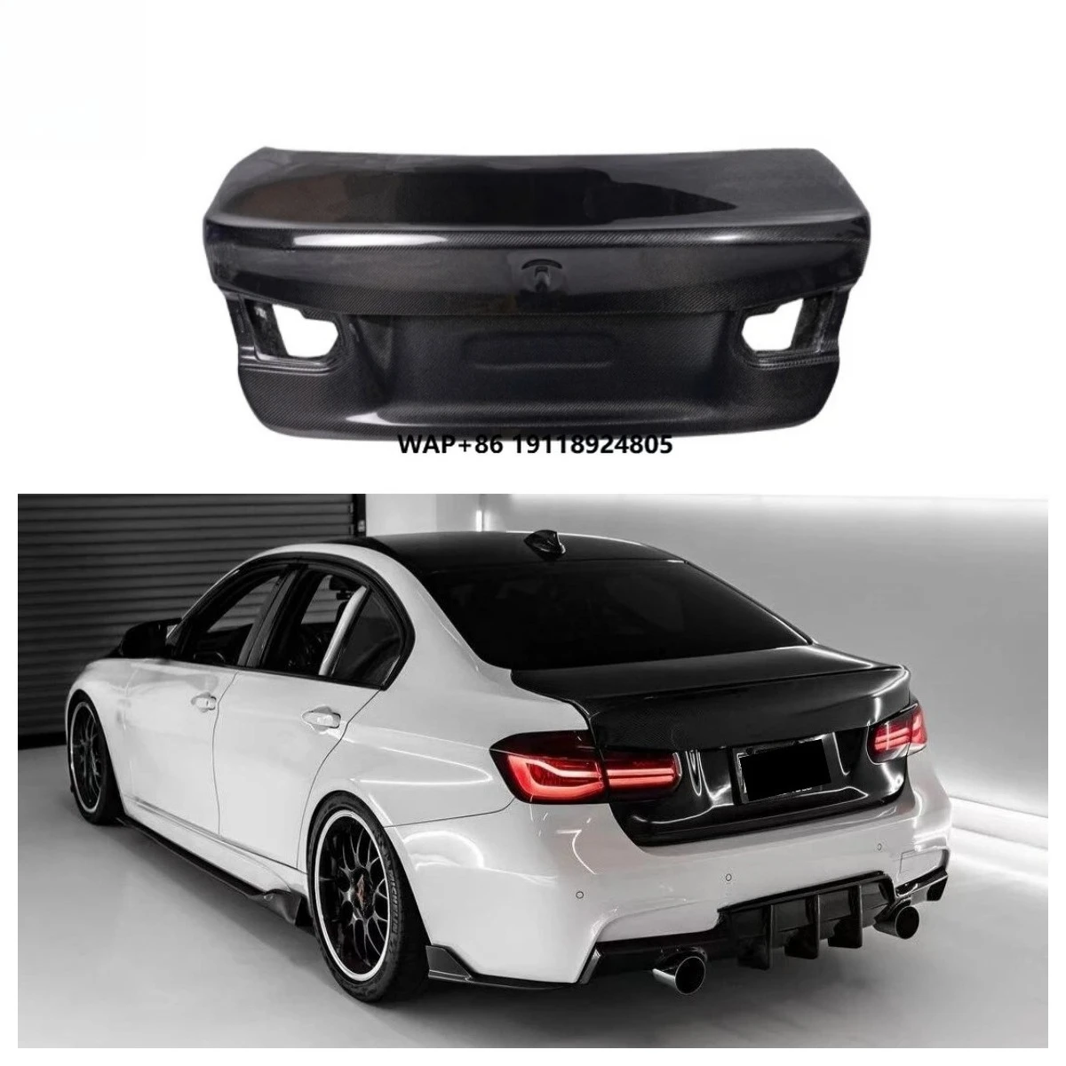 

Hot Carbon Fiber CSL Style Rear Trunk Cover for 3 Series F30 2012-2017 Hight Quality Rear Trunk Cover