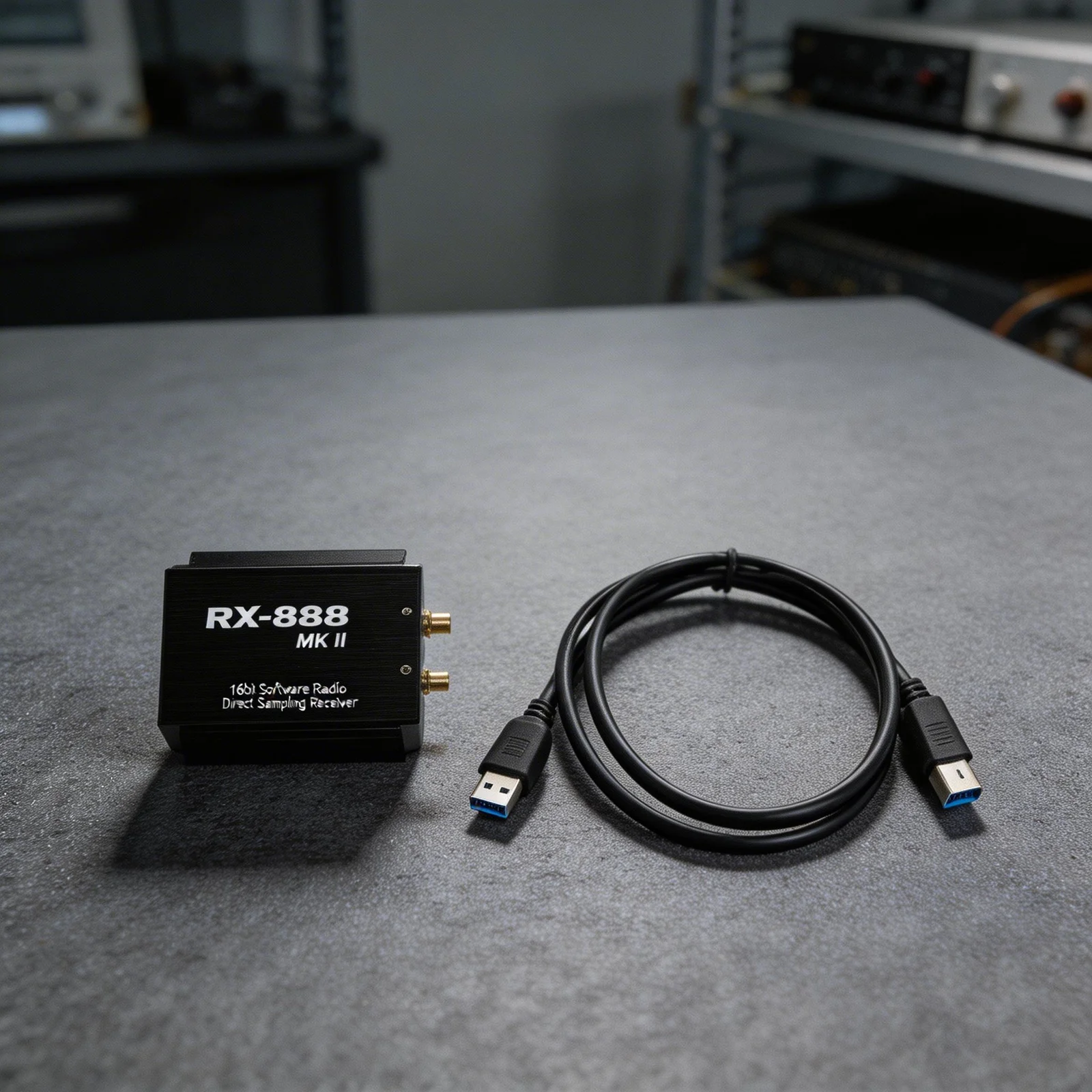 RX-888 MKII Radio Receiver 16Bit HF Path Ham Radio Receiver LPF LTC Bit ADC RF Front End Radio Receiver LTC2208