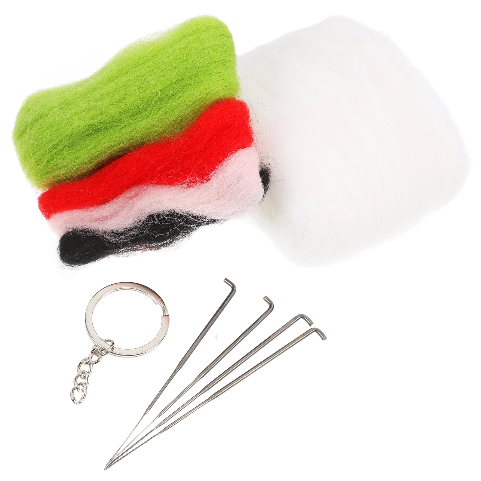 

Rabbit H made Material Bag DIY Kits Felting Toys Wool Craft Set Needle Felt Beginner Project Kids Art