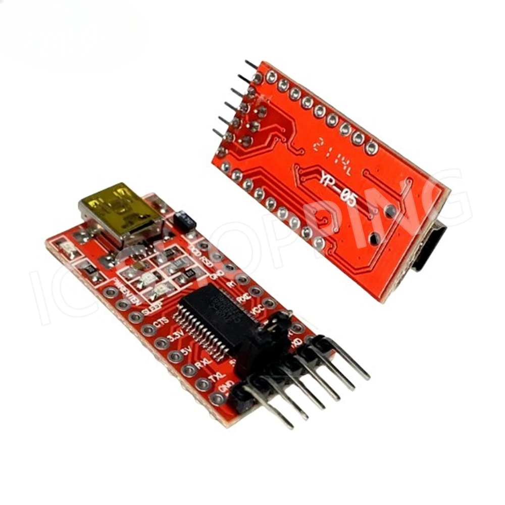 5PCS FT232RL FTDI USB Serial Adapter Module for Arduino 3.3V 5.5V to TTL Download Cable Mini Interface TYPE-C Interface