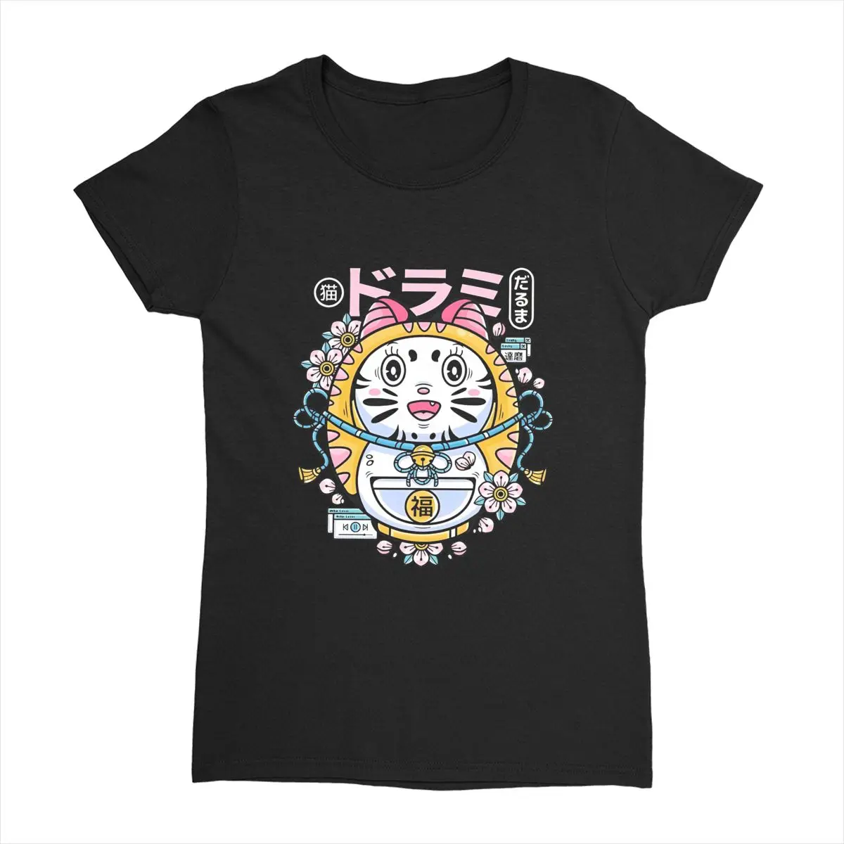 Doraemons T Shirt animation Kawaii T-Shirts Short Sleeve Vintage Tops Summer Casual O Neck Oversized Clothes