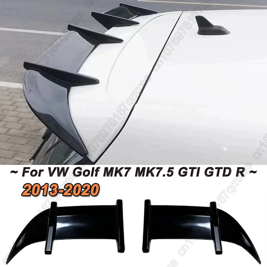 

2PCS Car Rear Roof Spoiler Wing For VW Volkswagen Golf 7 MK7 7.5 GTI GTD R 2013-2020 AK Style Trunk Upper Splitter Lip