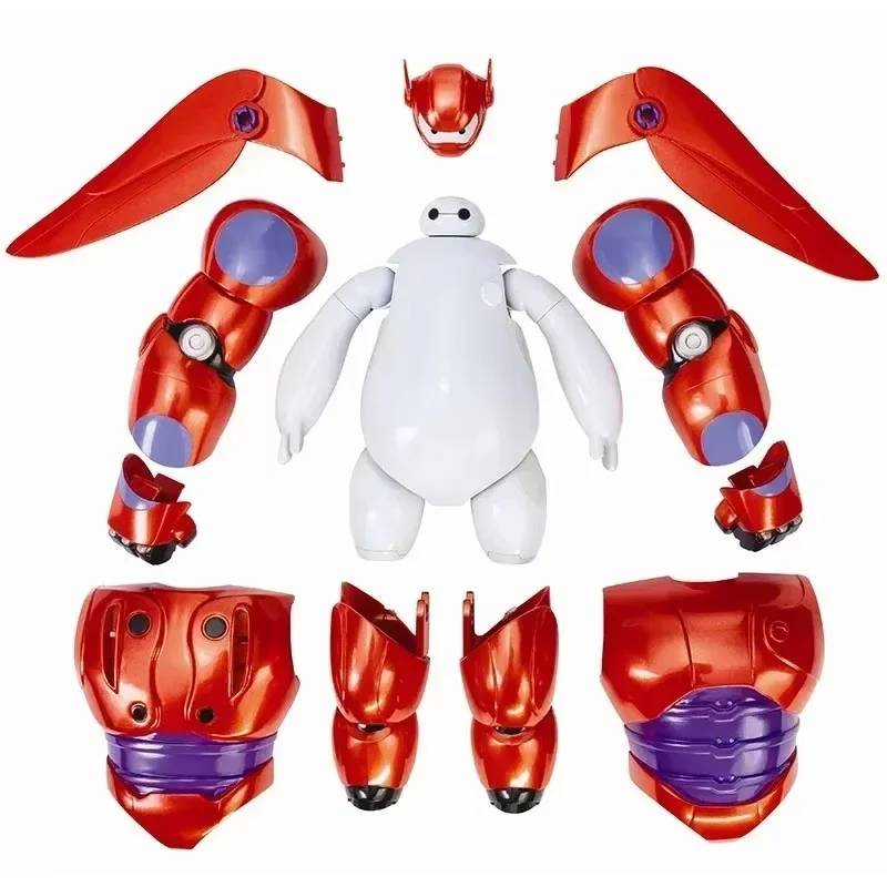 Hot Sale 16cm Cartoon Big Hero Baymax Fat Man Assembled Anime Figure Toy Doll Baymax Model Pvc Action Figure Model Birthday Gift