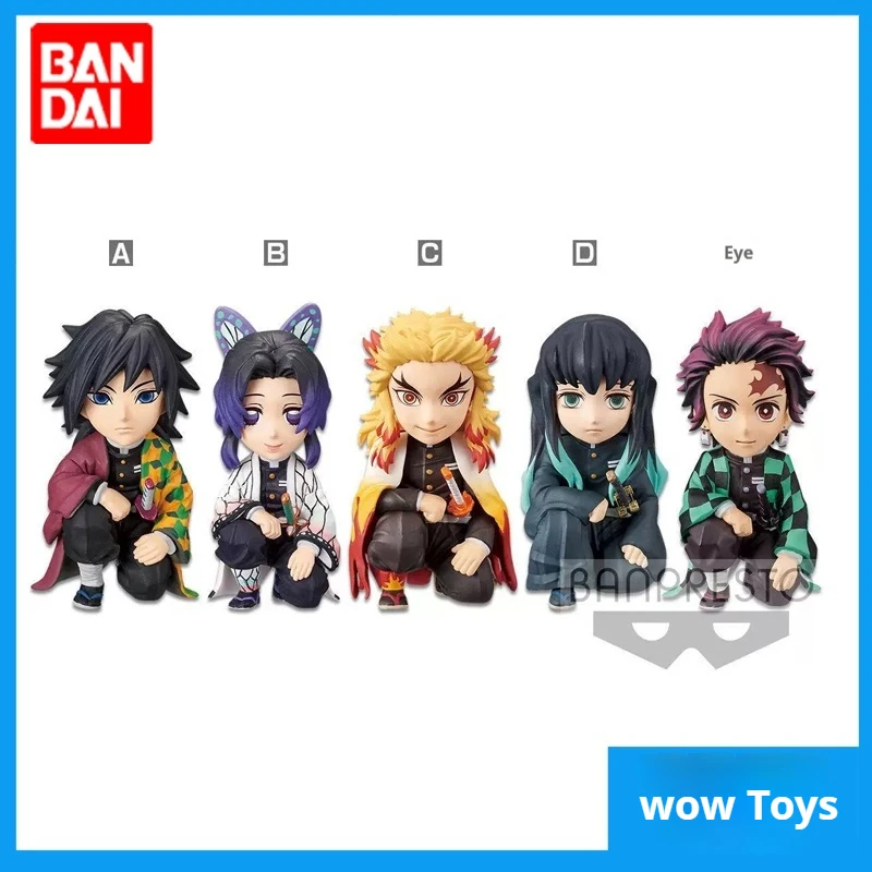 

Bandai Demon Slayer WCF Vol.1 Kneeling Posture Series Anime Figures Kochou Shinobu Tanjirou Tomioka Giyuu Model Toys Kids Gifts