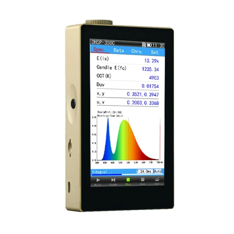 Light Lux Meter Factory Price Intelligent Digital Luxmeter Accuracy  optical spectrum analyzer