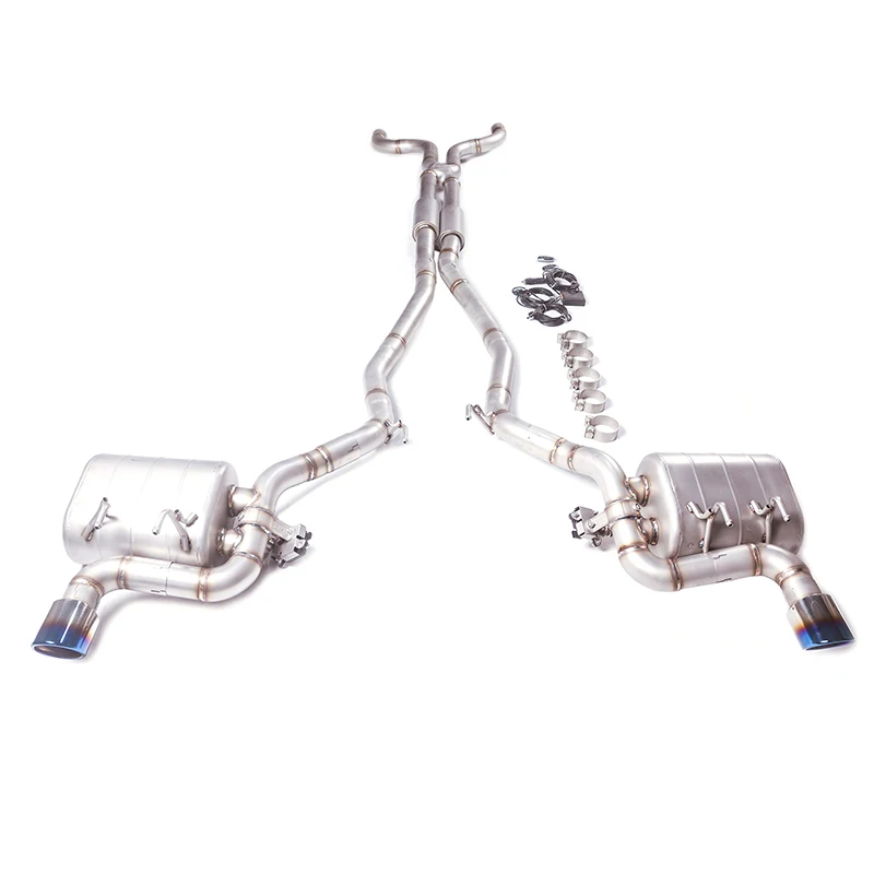 K[Custom product] For Chevrolet Camaro 3.6L V6 304 stainless steel with valve exhaust system muffler gas system