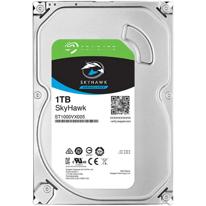 New Skyhawk ST1000VX005 1TB 5900RPM 3.5" SATA Surveillance Hard Drive