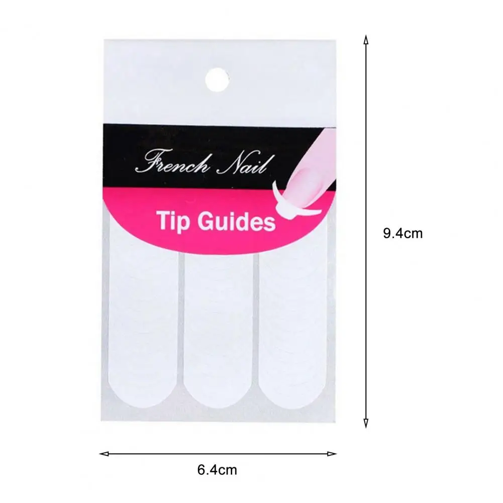 240pcs สติกเกอร์เล็บลายฉลุเคล็ดลับท่องเที่ยวเล็บฝรั่งเศส Strip Nail Art Decals รูปแบบ Fringe DIY Sencil 3D จัดแต่งทรงผมเครื่องมือความงาม