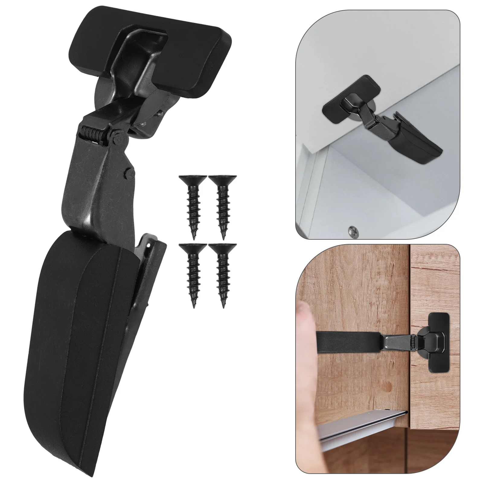 

Silent Damping Cabinet Door Hinges Smooth Closing Soft Close Cupboard Mounting Hardware Kitchen Cabinet Hinges