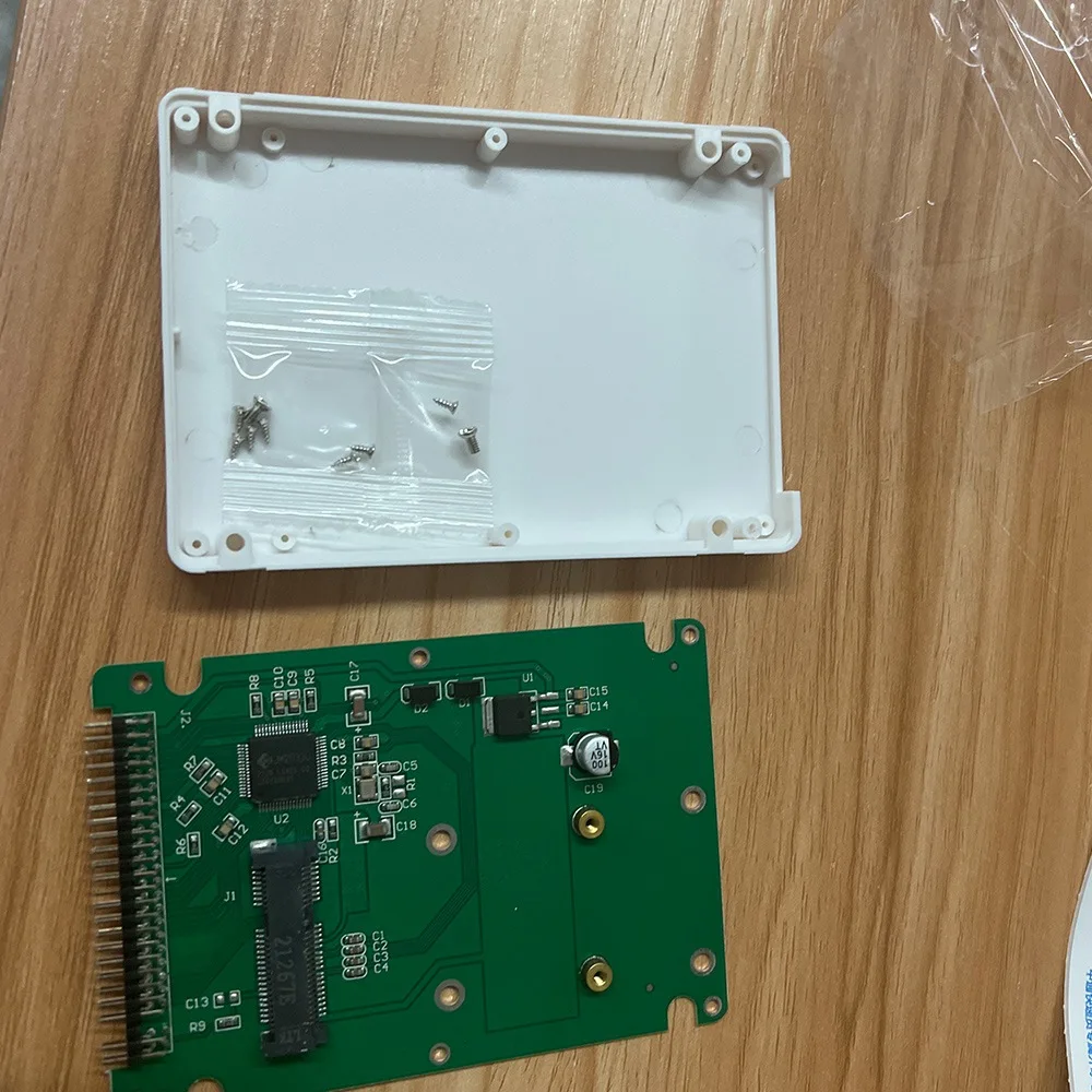 44PIN MSATA إلى 2.5 بوصة IDE HDD SSD MSATA إلى PATA محول بطاقة محول مع حافظة 10X7X0.9cm