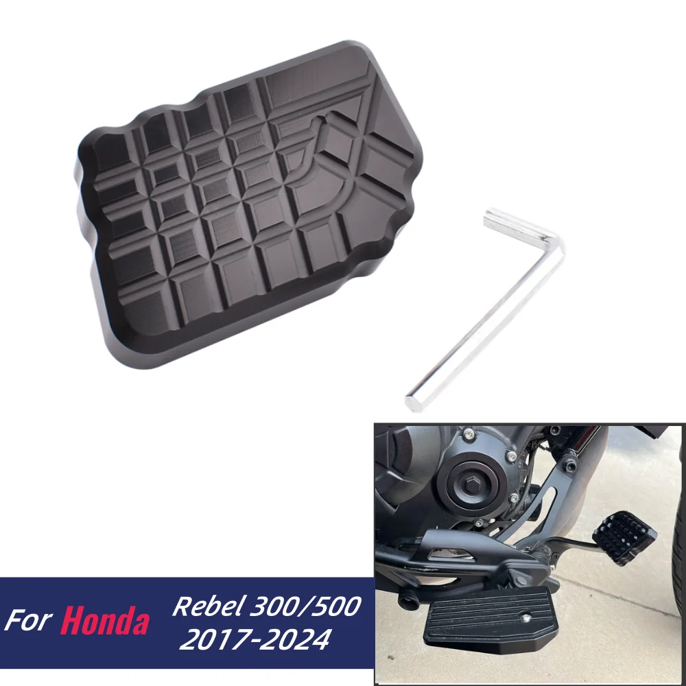 

Motorcycle Brake Pedal Non-Slip Widened Pedal For Honda Rebel CMX 300 500 2017-2024 CMX300 CMX500 Pegpad Extender Accessories