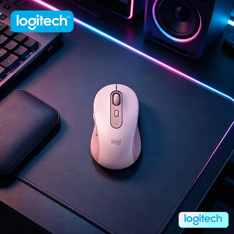 

Silent M750 Wireless Mouse - 4000 Adjustable DPI, Dual Connection, Recycled Plastic, Home Study Tool