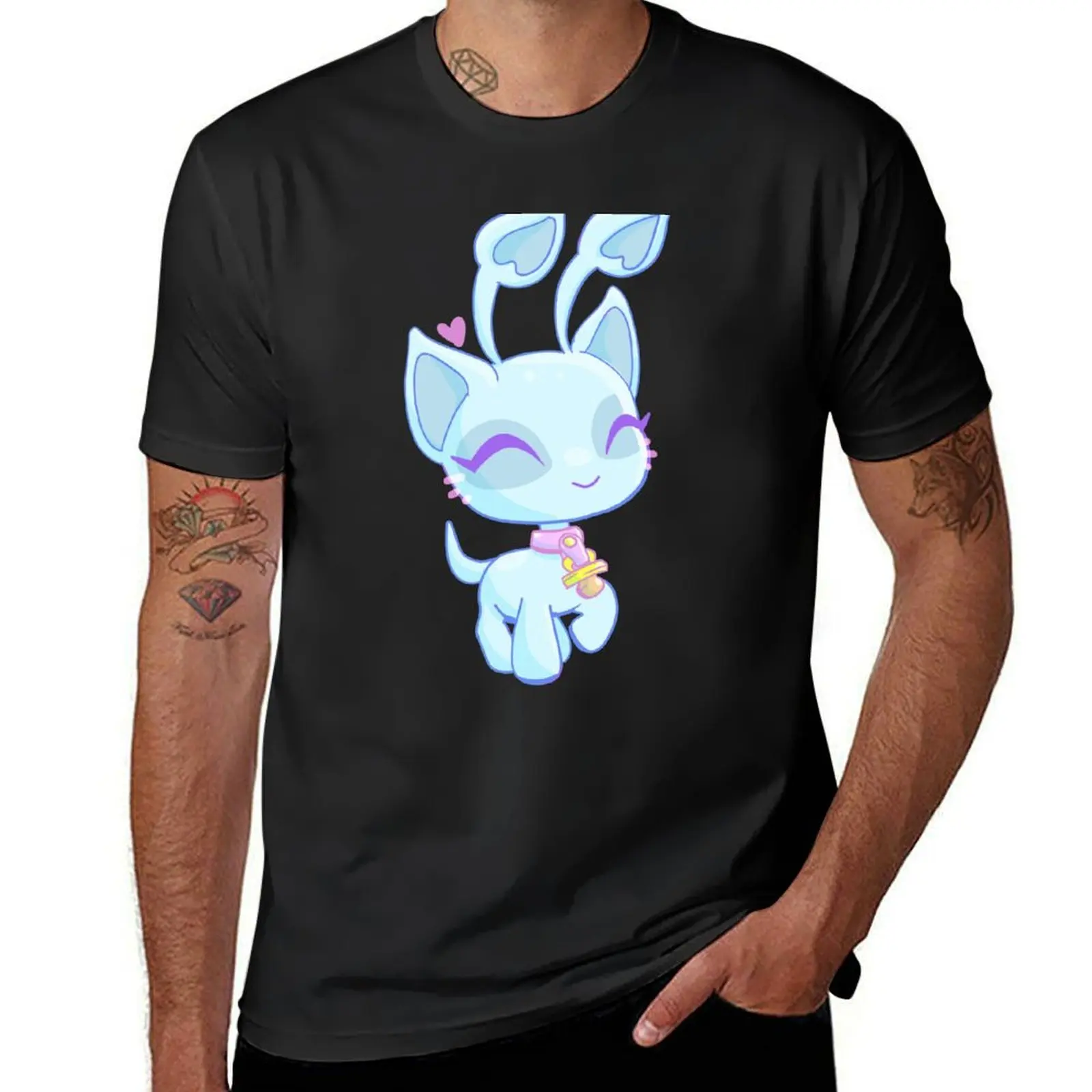 

Baby Aisha Neopet Cat T-Shirt custom t-shirts vintage anime shirt quick drying for a boy t shirt men