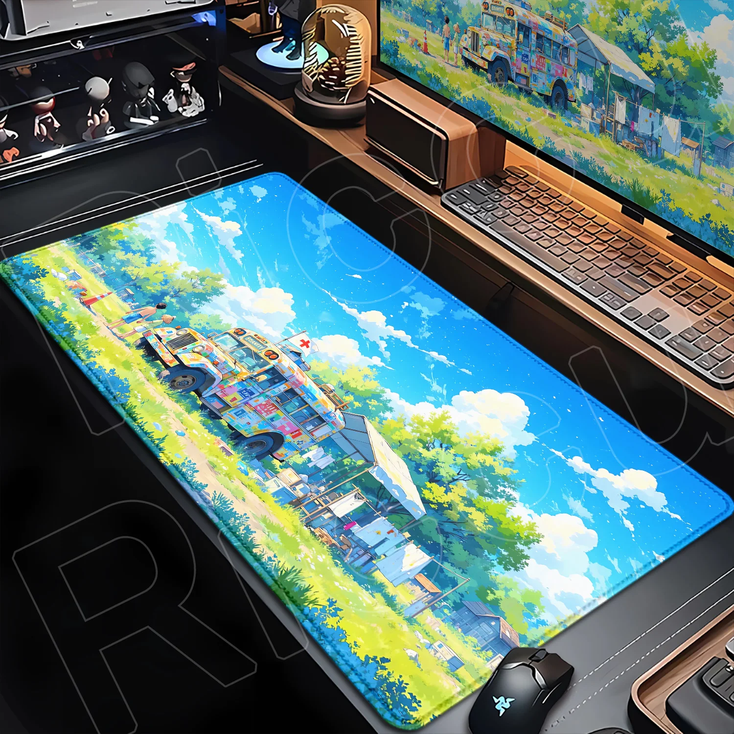 

Pretty Cure Anime Landscape Games Mouse Pad Game Players Mousepad Endless Computer Games Office PC Accessories Computer Desk Mat