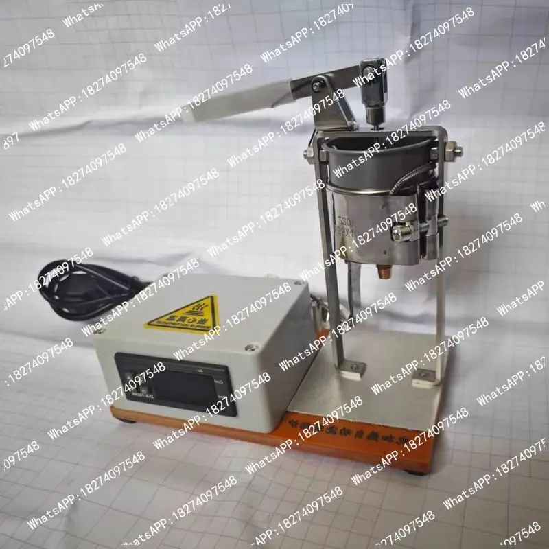 220V Lever-Type Lead Furnace Automatic Feeding Tin Furnace for Lure Sinker Mold Casting Metal Alloy Melt Shop Gold Recovery