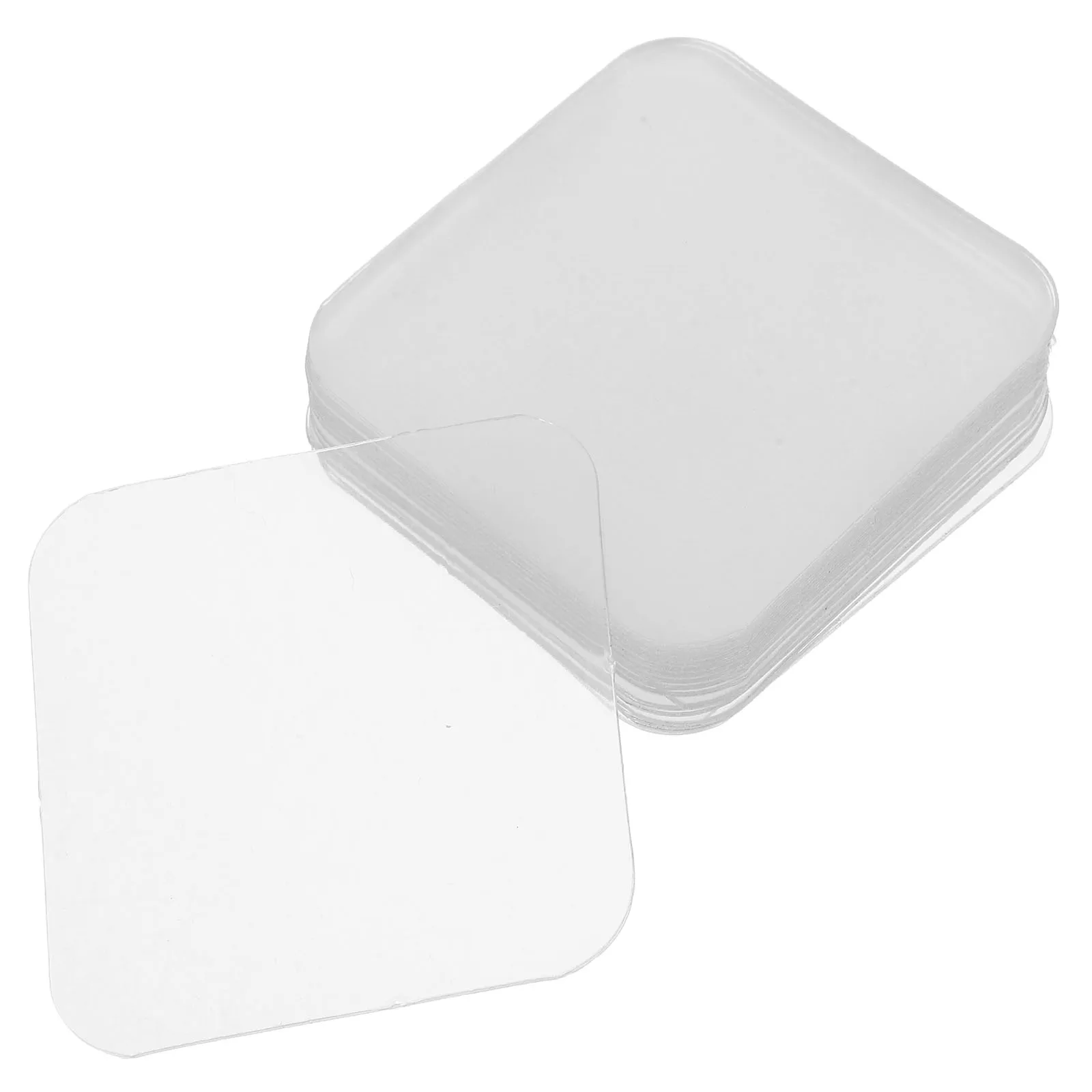 

20pcs High Viscosity Double Sided Tape Clear Adhesive Pads No Residue Strong For Wall Hooks Photo Stickers Decor Removable Tapes