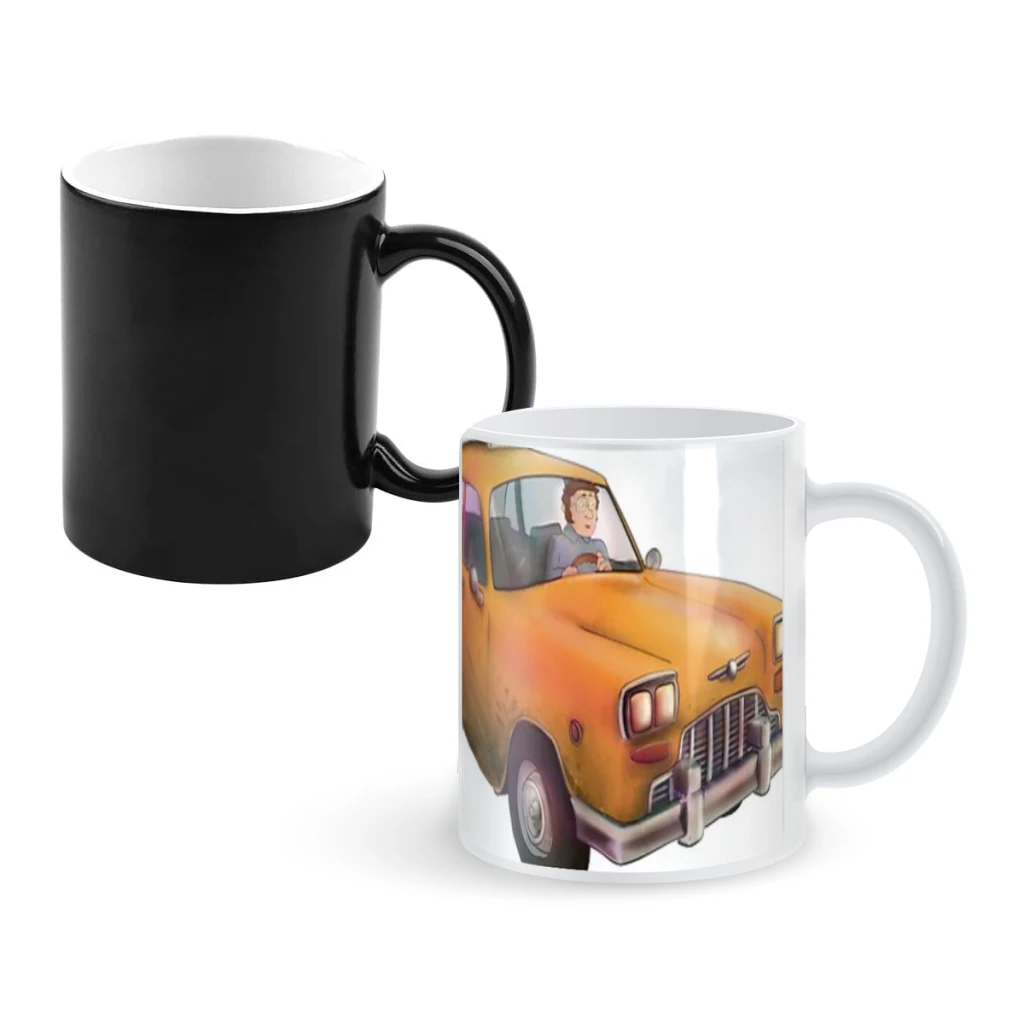 

Taxi CabCoffee Mugs And Mug Creative Color Change Tea Cup Ceramic Milk Cups Novelty Gifts